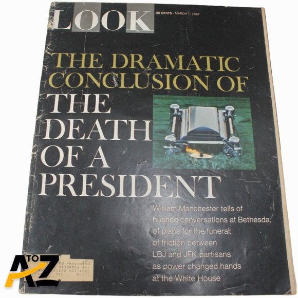 Lot 5 Look Life Magazines on JFK John F Kennedy (Death of a President) 1966-1969 - Picture 7 of 11